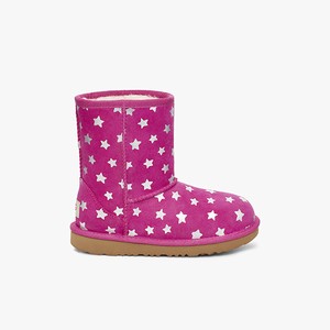 Ugg Classic II Short Stars Klassiska Stövlar Barn Rosa (875149INL)